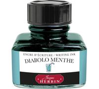 Un Flacon D'encre 30 Ml Pour Stylo - Plumes Et Stylos Roller, Diabolo Menthe