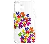 Un fouillis de pièces de Puzzle Coque pour iPhone 16 Plus