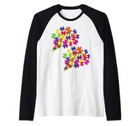 Un fouillis de pièces de Puzzle Manche Raglan