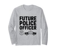 Un Futur Policier Amusant pour Les flics en Herbe Manche Longue