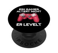 Un Gamer ne vieillit Pas, il Level PopSockets PopGrip Adhésif