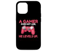 Un Gamer ne vieillit Pas il Monte en Niveau Lustiges Gaming Coque pour iPhone 12/12 Pro