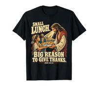 Un garçon Offre à déjeuner John 6 : 9-13 La Foi chrétienne de Thanksgiving T-Shirt