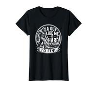 Un Gars comme Moi a du Mal à trouver Une randonnée Amusante dans la forêt de Bigfoot T-Shirt Graphique avec Valeur, Femme, Noir, XL
