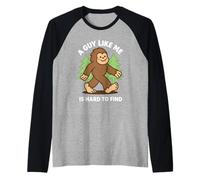 Un Gars comme Moi est Difficile à trouver Bigfoot pour la Saint-Valentin Manche Raglan