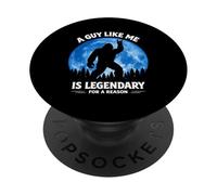 Un Gars comme Moi est légendaire pour Une Raison : Bigfoot Rock on PopSockets PopGrip Adhésif