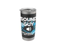 Un gars du son comme un gars normal mais une ingénierie audio plus cool Gobelet isotherme en acier inoxydable double paroi