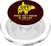 Un Gars sur Un Coup de Poing de Buffle Que Cougar dans PopSockets PopGrip pour MagSafe