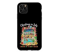 Un gâteau Tropical pour Noël en Juillet, des Couches de Joie des Fêtes Coque pour iPhone 11 Pro Max