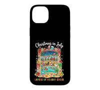 Un gâteau Tropical pour Noël en Juillet, des Couches de Joie des Fêtes Coque pour iPhone 14 Plus