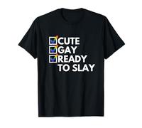 Un gay mignon prêt à tuer la nouveauté du passage à l'an 2000 Witty Gay Pride LGBTQ+ T-Shirt