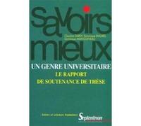 Un genre universitaire : le rapport de soutenance de thèse
