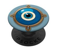 Un Globe oculaire Mauvais œil PopSockets PopGrip Adhésif