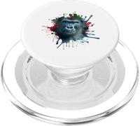 Un Gorille dans Le Chaos des Couleurs PopSockets PopGrip pour MagSafe