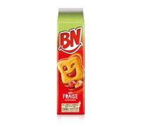 Un goûter gourmand sans conservateurs artificiels - Biscuits BN goût fraise, blé complet français, format 285g - Lot de 4