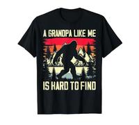 Un Grand-père comme Moi est Difficile de trouver des Hommes Sasquatch Bigfoot T-Shirt Graphique avec Valeur, Homme, Noir, L