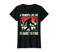 Un Grand-père comme Moi est Difficile de trouver des Hommes Sasquatch Bigfoot T-Shirt Graphique avec Valeur, Femme, Noir, XL