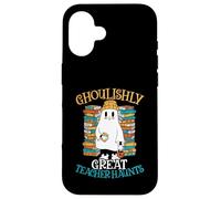 Un Grand Professeur Macabre hante Le Professeur Halloween Coque pour iPhone 16
