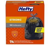 Un grand sac poubelle solide SYNCHKG097425, différentes utilisations (113 litres), 74 Count, 1