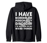 Un Guerrier BDP Fait Un étrange Trouble de la personnalité Limite Sweat à Capuche