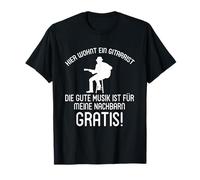 Un Guitariste habite Ici, la Bonne Musique est Gratuite T-Shirt