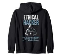 Un Hacker éthique Amusant : Votre Mot de Passe est trop Court | Cybersécurité Sweat à Capuche