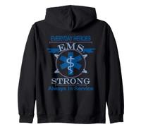 Un héros de Tous Les Jours Toujours en Service EMS-EMT Strong Worker Sweat à Capuche