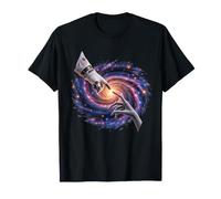 Un Homme de l'espace aux Mains d'un Extraterrestre, Science-Fiction Spatiale T-Shirt