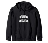 Un Homme Heureux Ñ'a Pas De Cheveux Papa grand-père Hommes Sweat à Capuche
