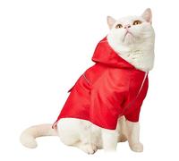 Un imperméable à Chien à Capuche avec Une Fermeture de Bouton et Une Conception de Sangle réglable sécurisée, Une Couche de Pluie légère et Respirante pour Les Chiens, ajusté pour (L)