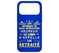 Un Infirmier de Bloc Heureux Le Lundi S'appelle Un Retraité Coque pour iPhone 17 Pro Max