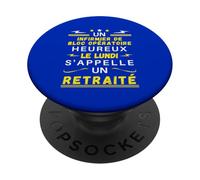 Un Infirmier de Bloc Heureux Le Lundi S'appelle Un Retraité PopSockets PopGrip Adhésif