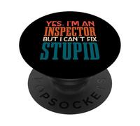Un Inspecteur drôle ne Peut Pas réparer Un Design Stupide PopSockets PopGrip Adhésif