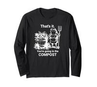 Un Jardin Amusant où Vous Allez ? The Compost Frog Manche Longue