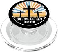 Un Jean 13:34 13 34 Dieu Jésus, Un Amour chrétien, Un Autre PopSockets PopGrip pour MagSafe