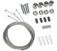 Un jeu de cordes pour le montage des panneaux de plafond LED Maclean Energy MCE541 - le kit s'adapte aux panneaux de 595x595mm et 1195x295mm, longueur 1m G