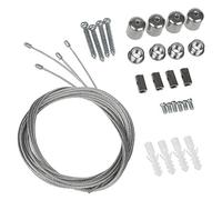 Un jeu de cordes pour le montage des panneaux de plafond LED Maclean Energy MCE541 - le kit s'adapte aux panneaux de 595x595mm et 1195x295mm, longueur 1m