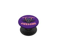 Un Jeu de Mots Mignon Chauve-Souris Incroyablement génial PopSockets PopGrip Adhésif