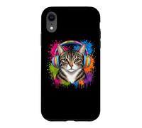Un Joli Chat aux Couleurs aquarelles Les Chats colorés Coque pour iPhone XR