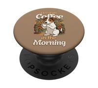 Un Joli Jack Russell Terrier et Une Tasse de café Le Matin PopSockets PopGrip Adhésif