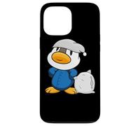Un Joli Petit Canard avec Un Oreiller et Un Pyjama Coque pour iPhone 13 Pro Max