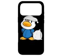 Un Joli Petit Canard avec Un Oreiller et Un Pyjama Coque pour iPhone 17 Pro Max