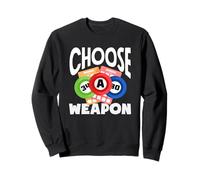 Un joueur de bingo choisit une arme Bingo Fun Design Sweatshirt
