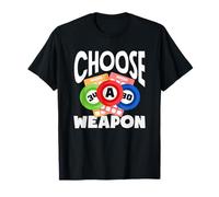 Un joueur de bingo choisit une arme Bingo Fun Design T-Shirt