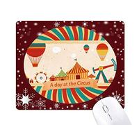 un jour au cirque de modèle tapis de souris en hiver flocon de neige