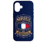 Un Jour J'Ai QUITTÉ Marseille, mais Marseille... Coque pour iPhone 16