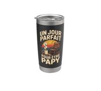 Un Jour Parfait Pour Être Papy Fauteuil Café Gobelet isotherme en acier inoxydable double paroi