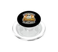 Un Jour sans Codage est Boo Sheet Ghost Programmer Pun PopSockets PopGrip pour MagSafe
