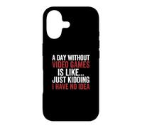 Un Jour sans Jeux vidéo I Have No Idea Funny Gamer Coque pour iPhone 17