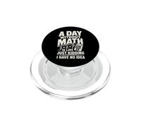 Un Jour sans mathématiques Algèbre Équation Pun PopSockets PopGrip pour MagSafe